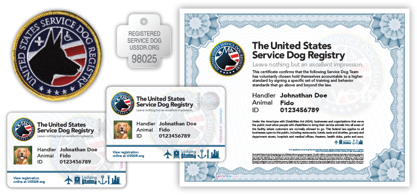 Purchase Archival Documentation Package | United States Service Dog Registry